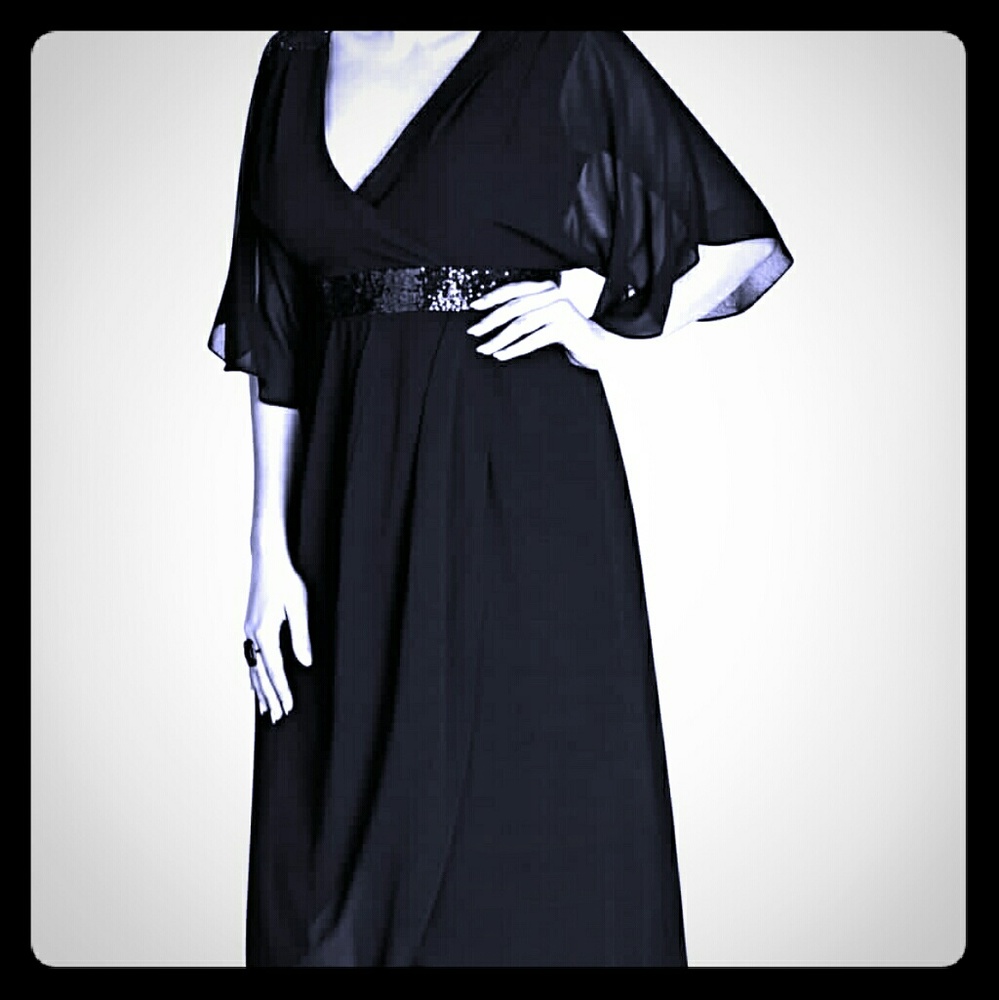 NWT City Chic Maxi Sequin Wrap